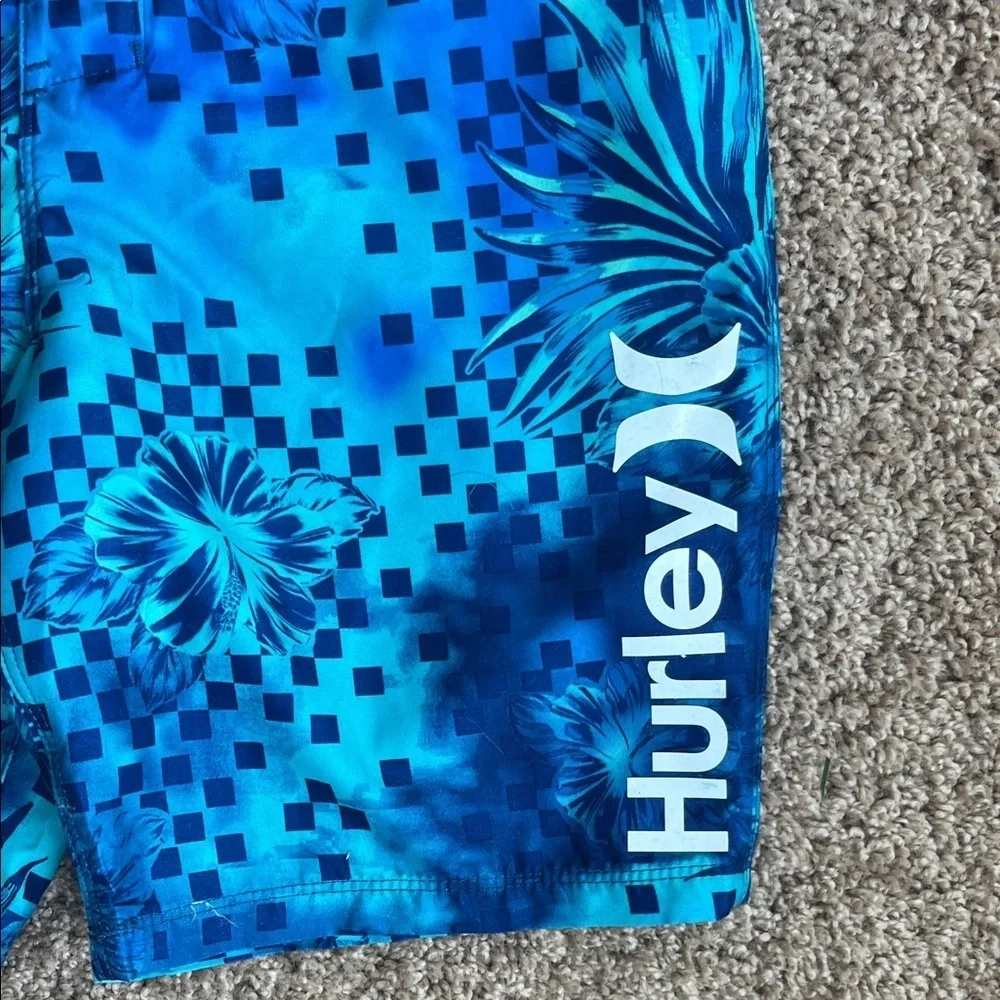 Hurley Tropical Blue Swim Trunks